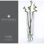 Voir la diapositive 2 : ATMOSPHERA Vase Design  Conique  70cm Transparent