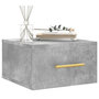Voir la diapositive 3 : VIDAXL Tables de chevet murales 2 pcs gris beton 35x35x20 cm