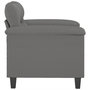 Voir la diapositive 4 : VIDAXL Fauteuil gris fonce 60 cm tissu microfibre