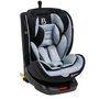 Voir la diapositive 2 : BEBELISSIMO BEBELISSIMO - Siège auto Isofix - pivotant 360 ° - groupe 0+/1/2/3 - (0-36kg) - i-EOLE - gris/noir