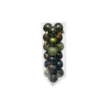 FEERIC LIGHT & CHRISTMAS Lot de 18 Boules de Noël  Colorama  3cm Olive