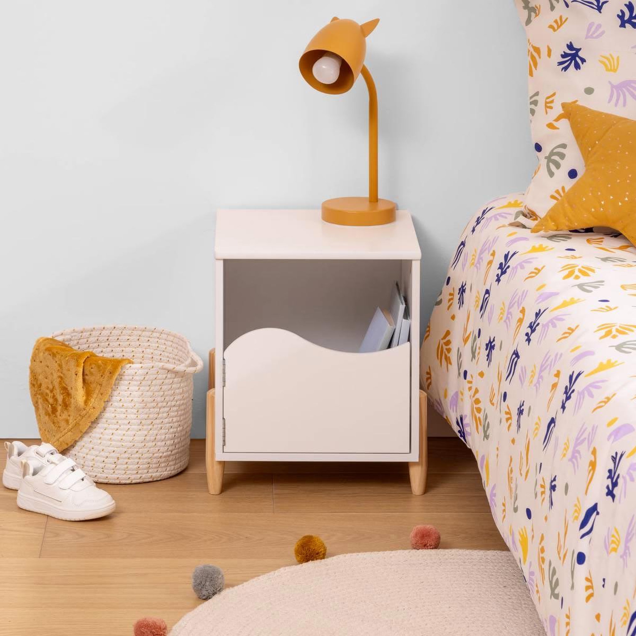 Voir la diapositive 6 : Atmosphera Kids Table de chevet enfant  douceur  40cm blanc