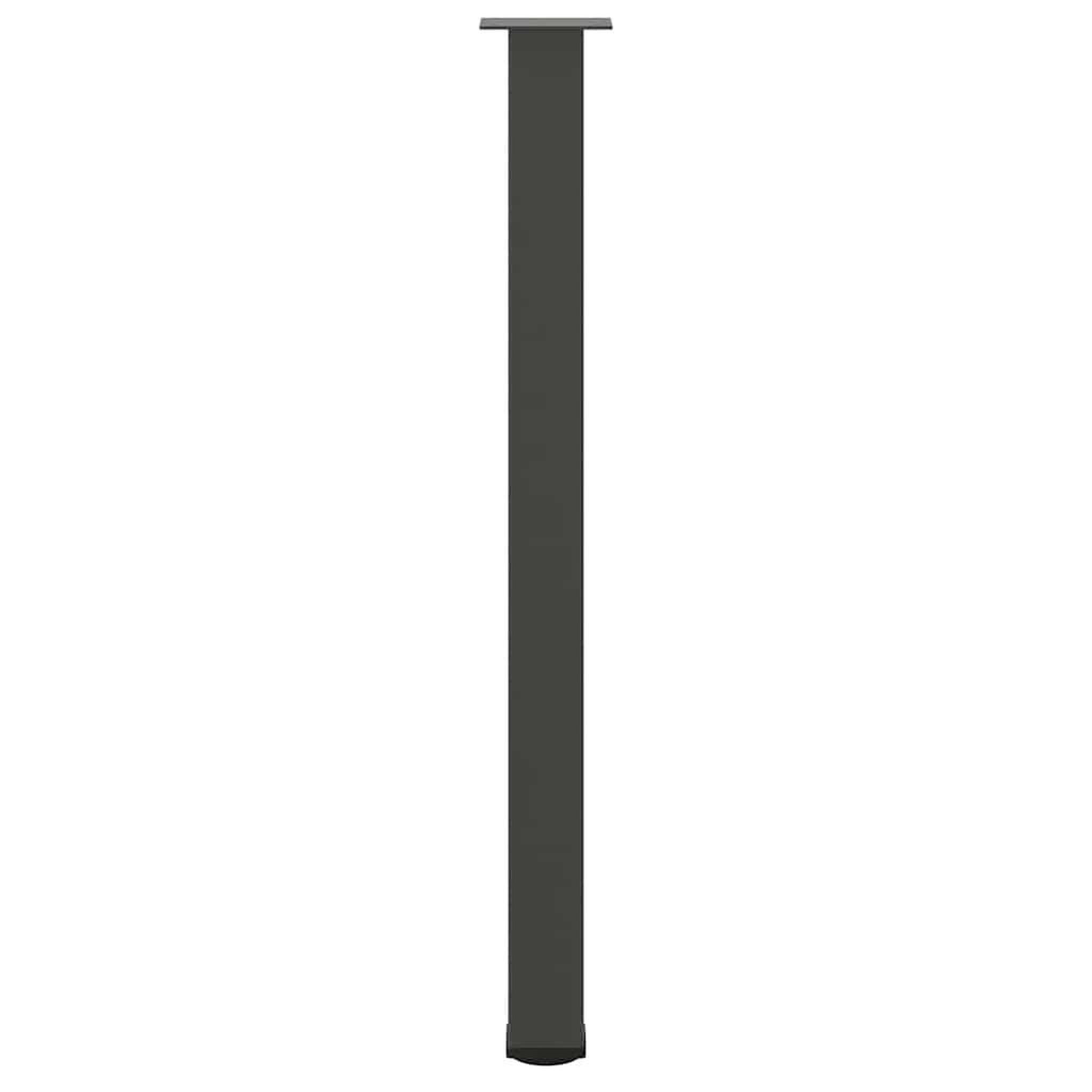 Voir la diapositive 5 : VIDAXL Pieds de table basse anthracite 4 pcs 110-112 cm acier