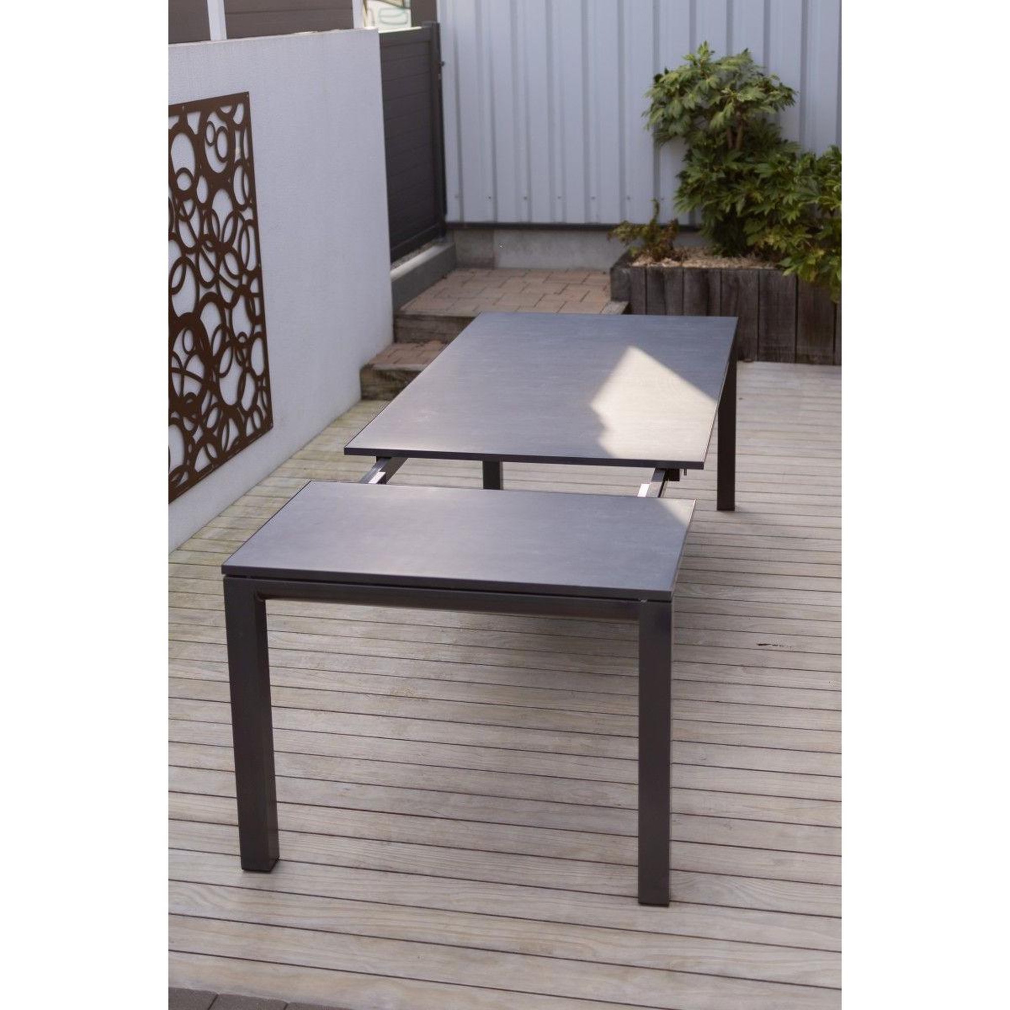 Voir la diapositive 6 : Paris Prix Table de jardin extensible  sico  180-240cm gris