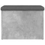 Voir la diapositive 5 : VIDAXL Banc de rangement gris beton 62x42x45 cm bois d'ingenierie