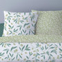 Voir la diapositive 2 : Dourev Housse de couette 240x220 Misaki vert + 2 taies
