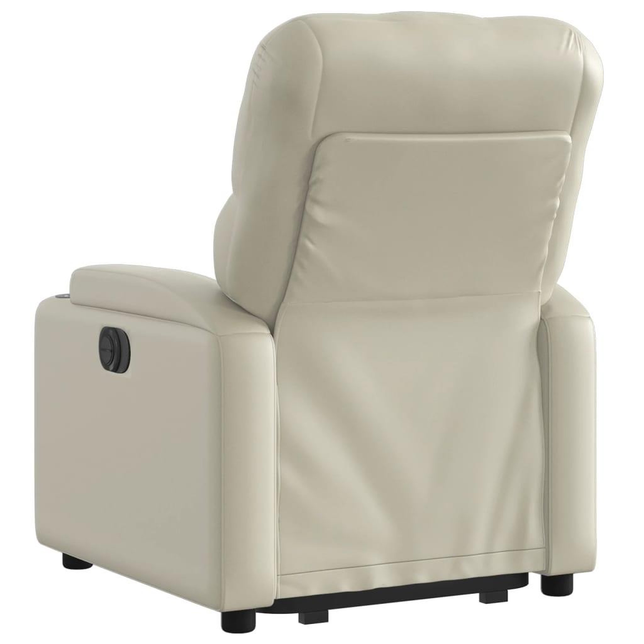 Voir la diapositive 5 : VIDAXL Fauteuil inclinable electrique creme similicuir