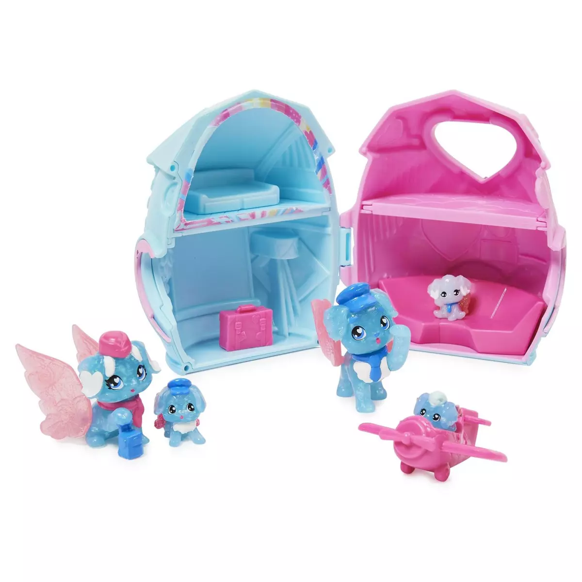 SPIN MASTER Playset Maison 4 Famille Surprise 