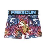 FREEGUN Boxer Noir/Bleu Garçon Freegun Skull. Coloris disponibles : Rose