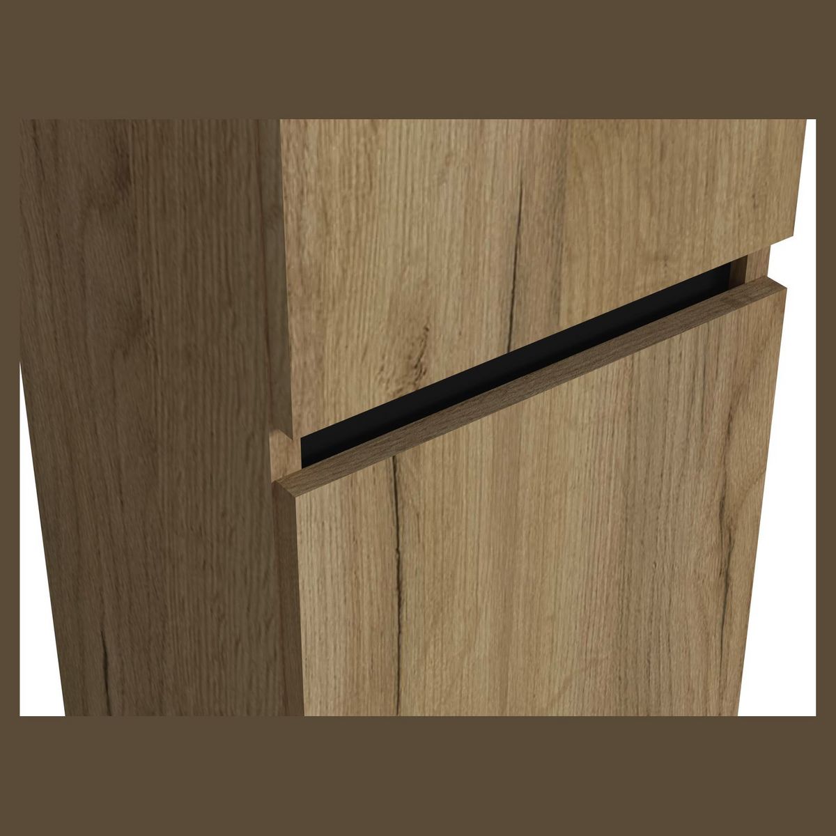 Colonne de salle de bain 2 portes L30cm DIEGO