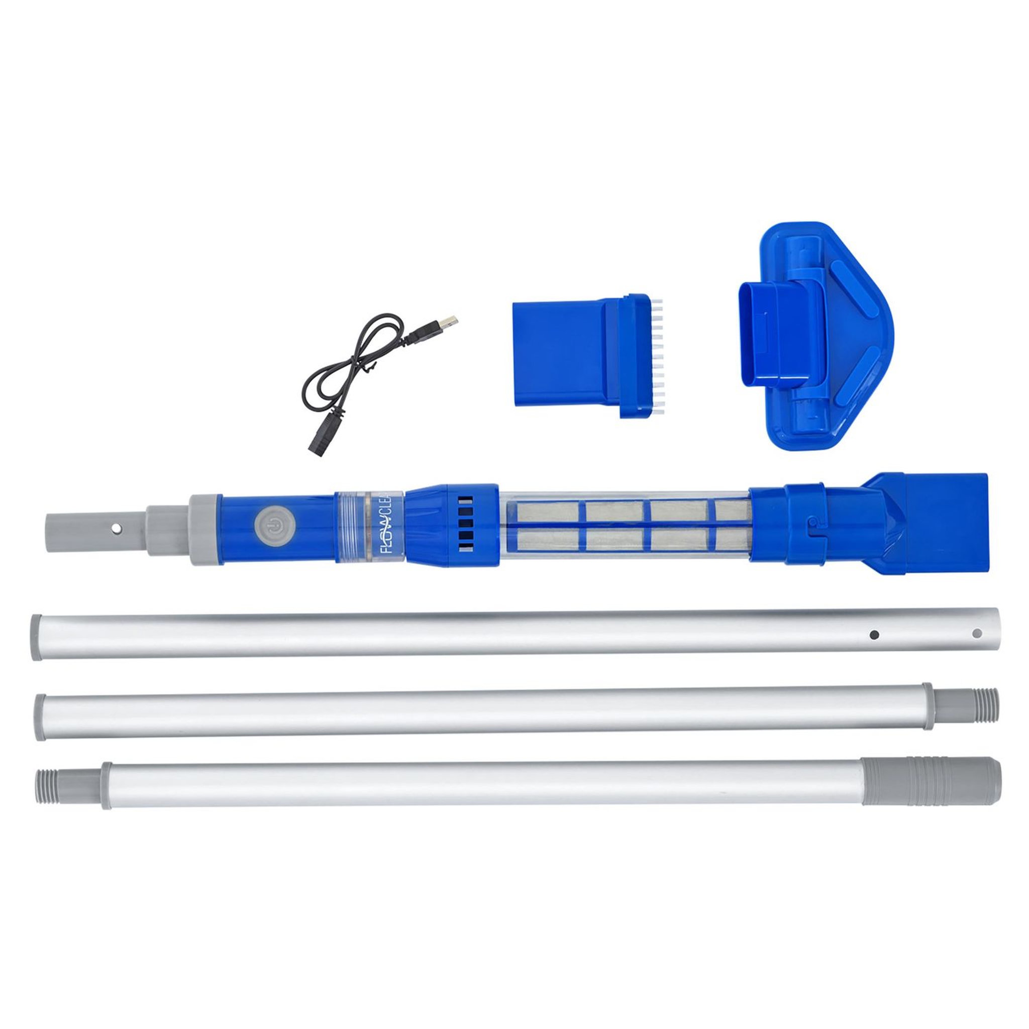 Voir la diapositive 5 : BESTWAY Aspirateur pour piscine rechargeable AQUASURGE