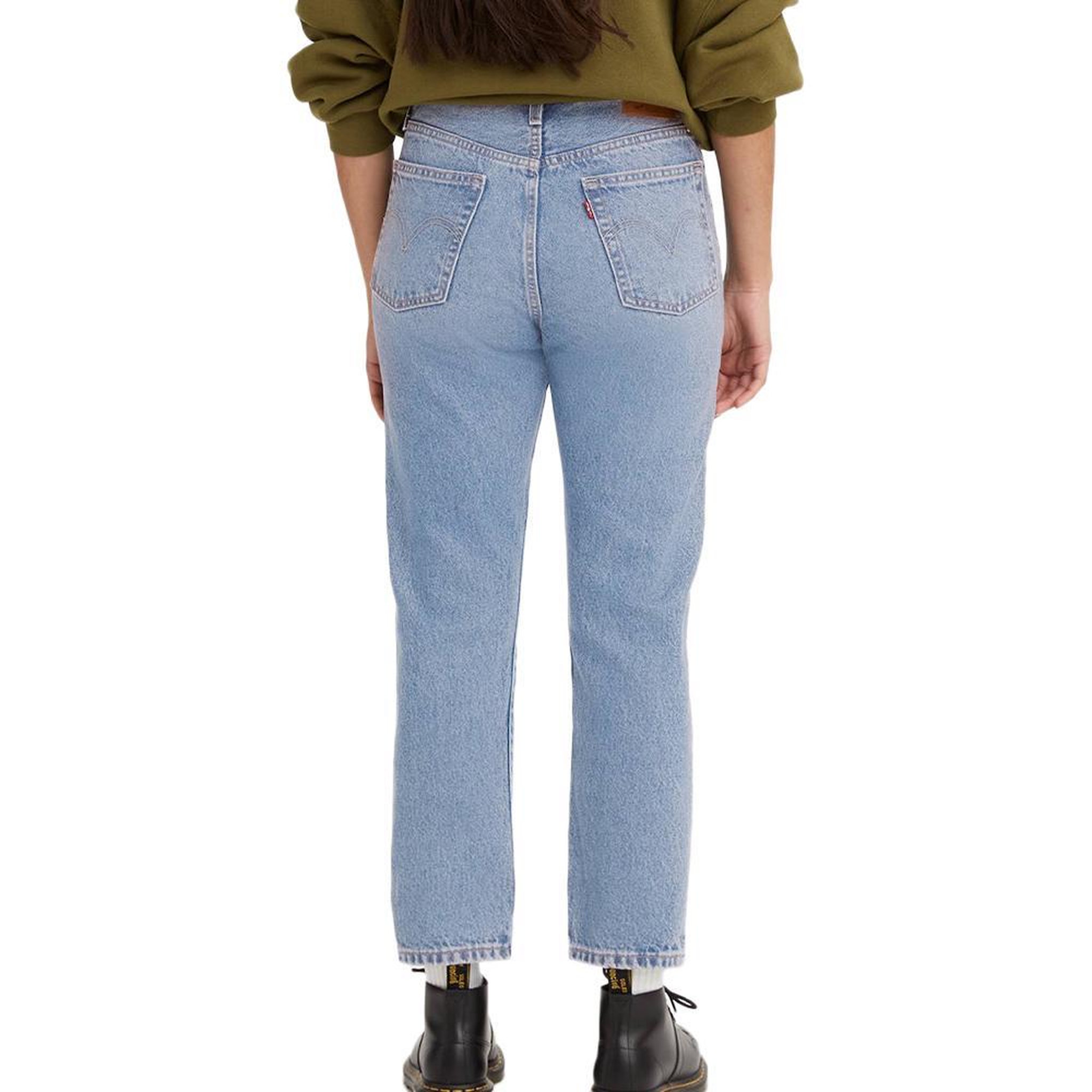 Voir la diapositive 2 : Levi's Jean 501  Femme Levi's Original Cropped