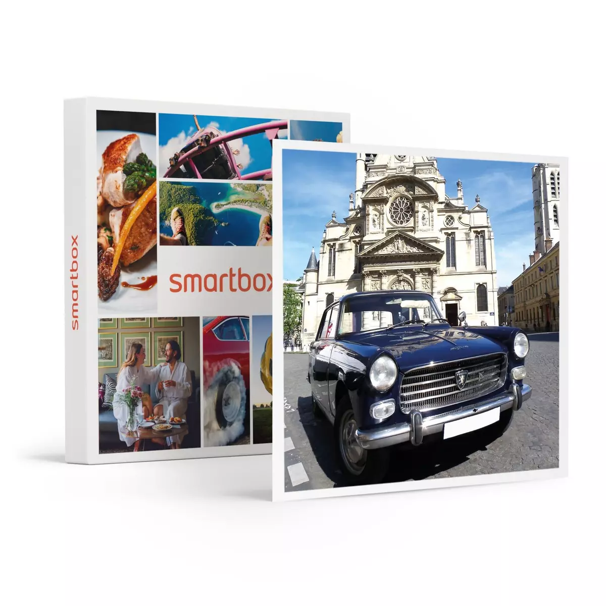 Smartbox Balade guidée dans Paris en Peugeot 404 avec photo-souvenir - Coffret Cadeau Sport & Aventure