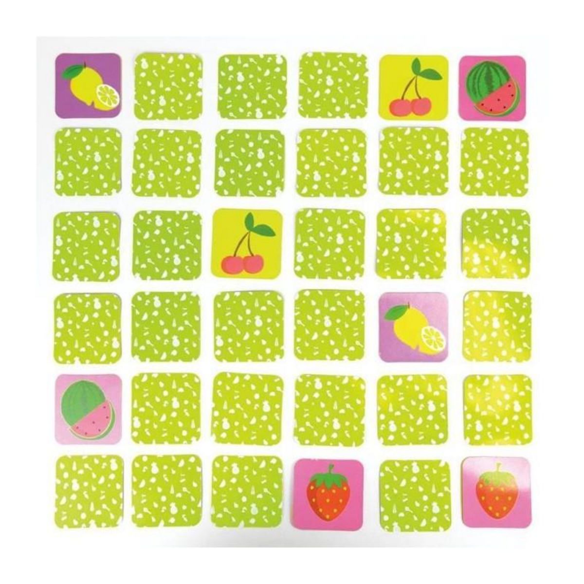 JEMINI Lot de 18 pochettes surprises - JEMINI - Surprise Market - Peluche fruits ou légumes +/- 10 cm, stickers et cartes mémo