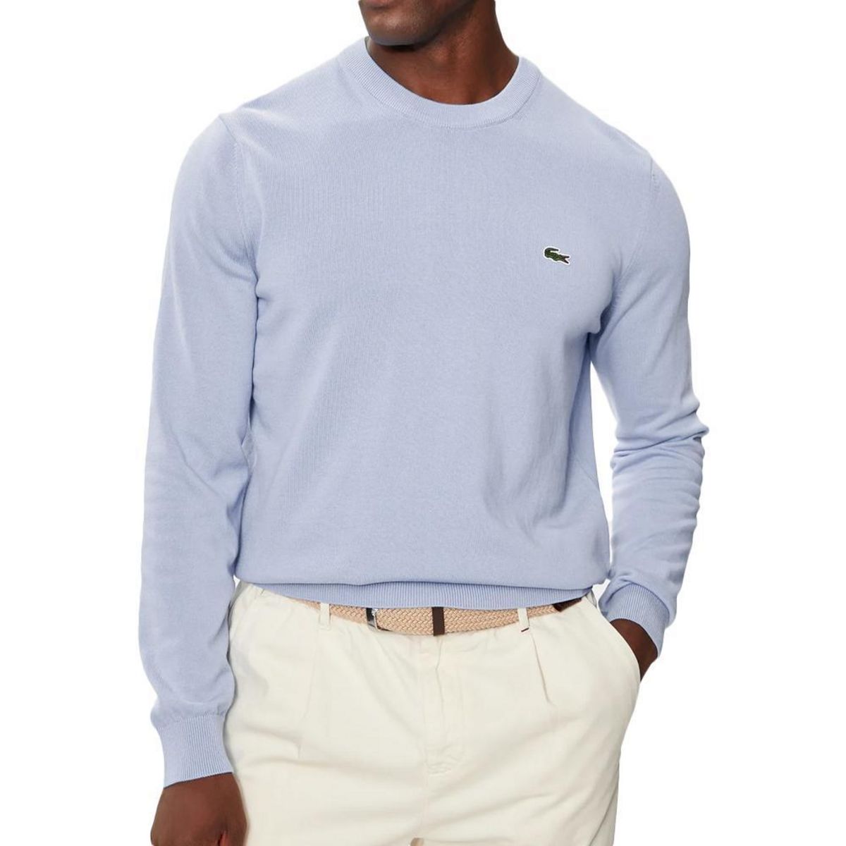 Lacoste Pull  Clair Homme Lacoste Organic Cotton Crew