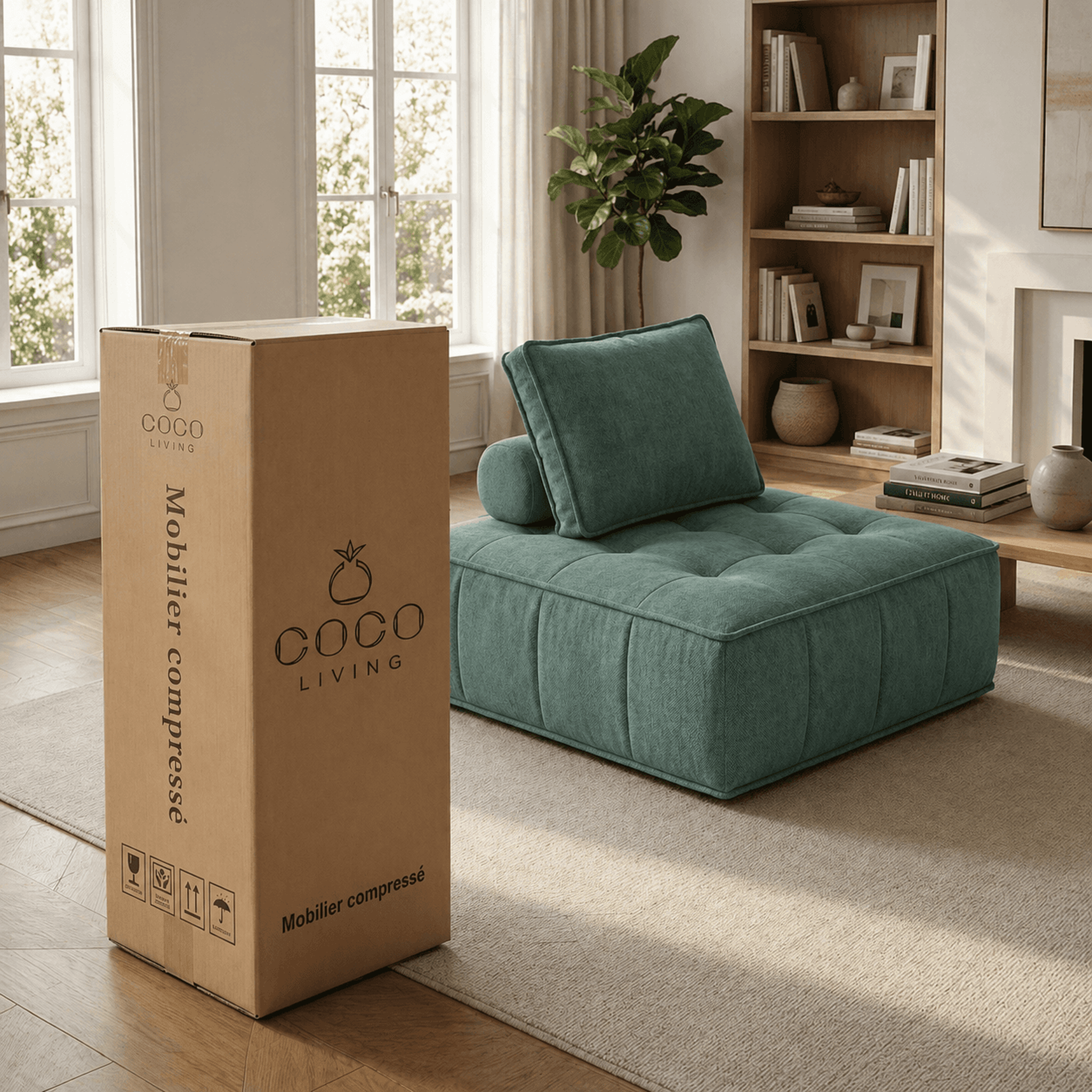 Voir la diapositive 3 : COCO LIVING Coco Living Fauteuil Zen