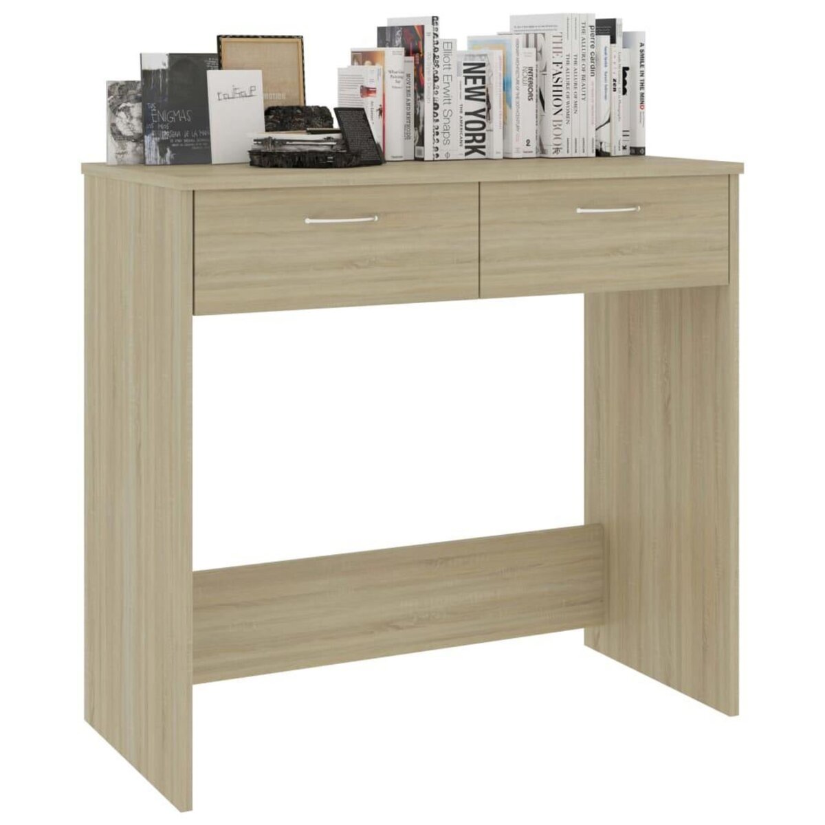 VIDAXL Bureau Chene Sonoma 80x40x75 cm Agglomere
