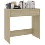 Voir la diapositive 5 : VIDAXL Bureau Chene Sonoma 80x40x75 cm Agglomere