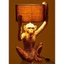 Voir la diapositive 3 : Paris Prix Lampe à Poser Design  Singe  58cm Or & Noir