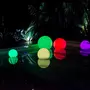 Lumisky Boule lumineuse sans fil flottante LED BOBBY C60 Multicolore Polyéthylène D60CM