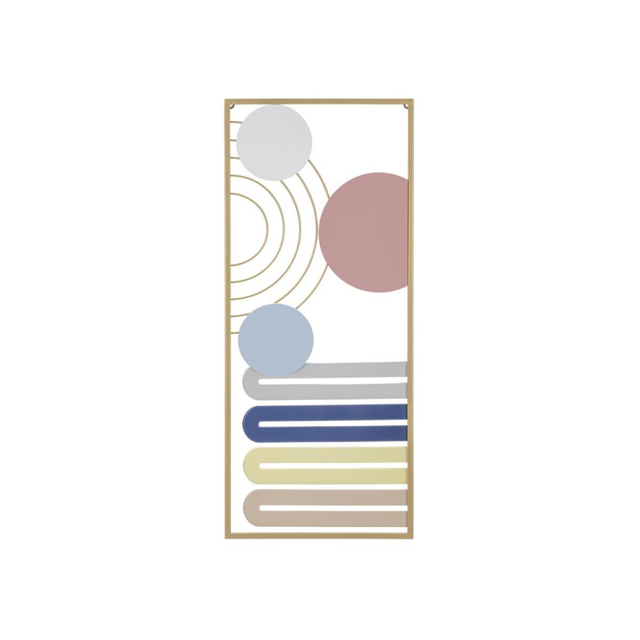 Paris Prix Décoration murale encadrée en métal  colorfuls  84cm multicolore