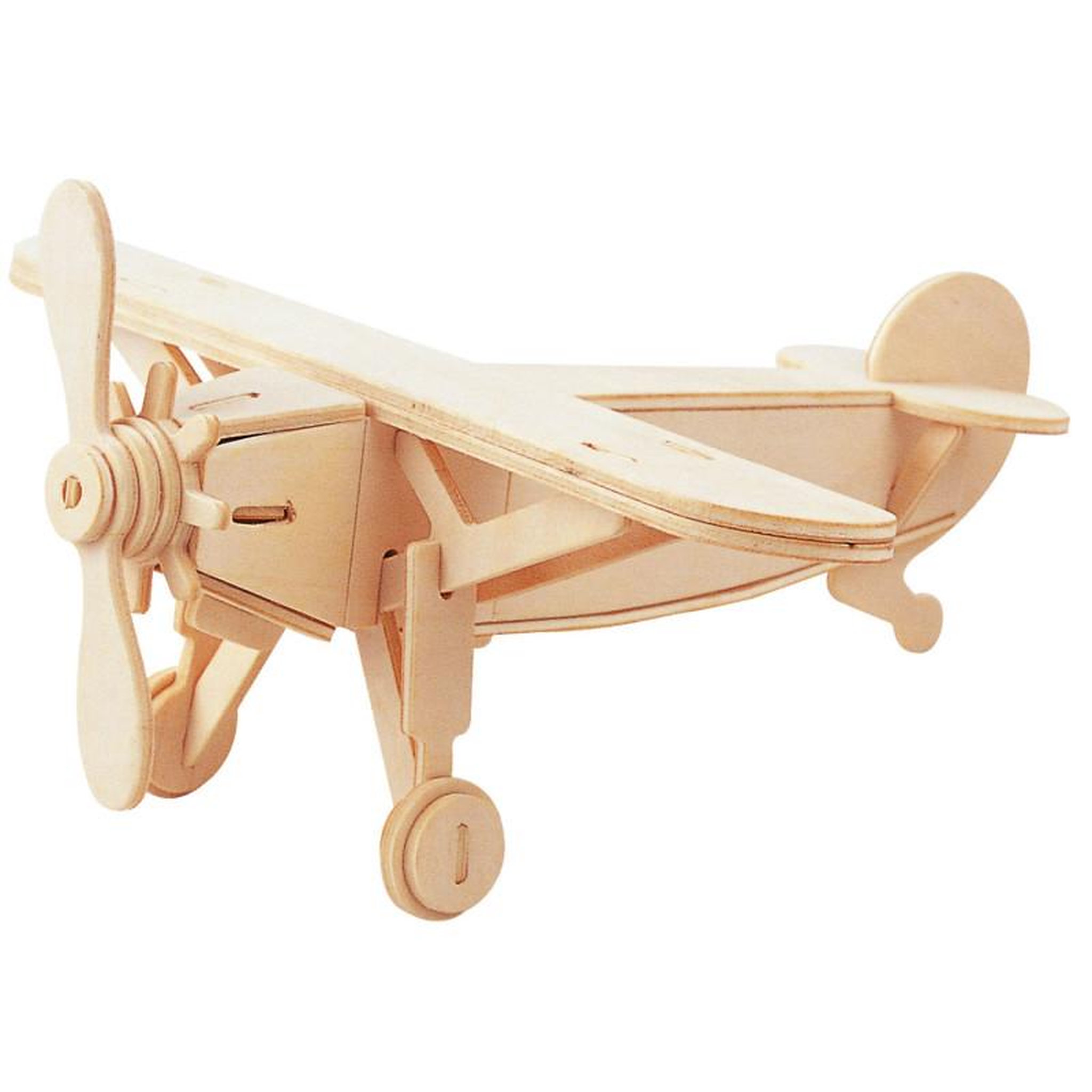 Voir la diapositive 1 : Eureka Toys Eureka - Gepetto's Jeux de construction en bois Kit 3D - avion 52473147