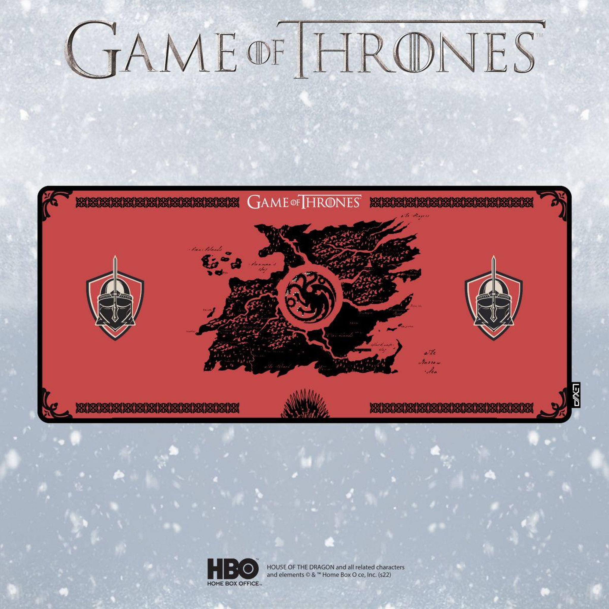 Voir la diapositive 2 : LEXIP Tapis de souris x tsume - game of thrones targaryen tapi