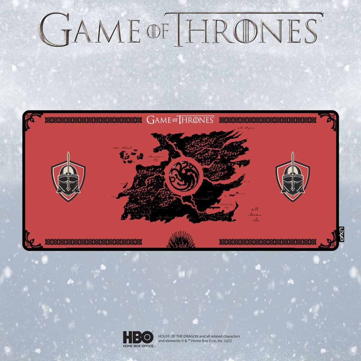 LEXIP Tapis de souris X TSUME - GAME OF THRONES TARGARYEN TAPI