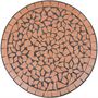 Voir la diapositive 3 : VIDAXL Table de bistro Terre cuite 60 cm Mosaïque
