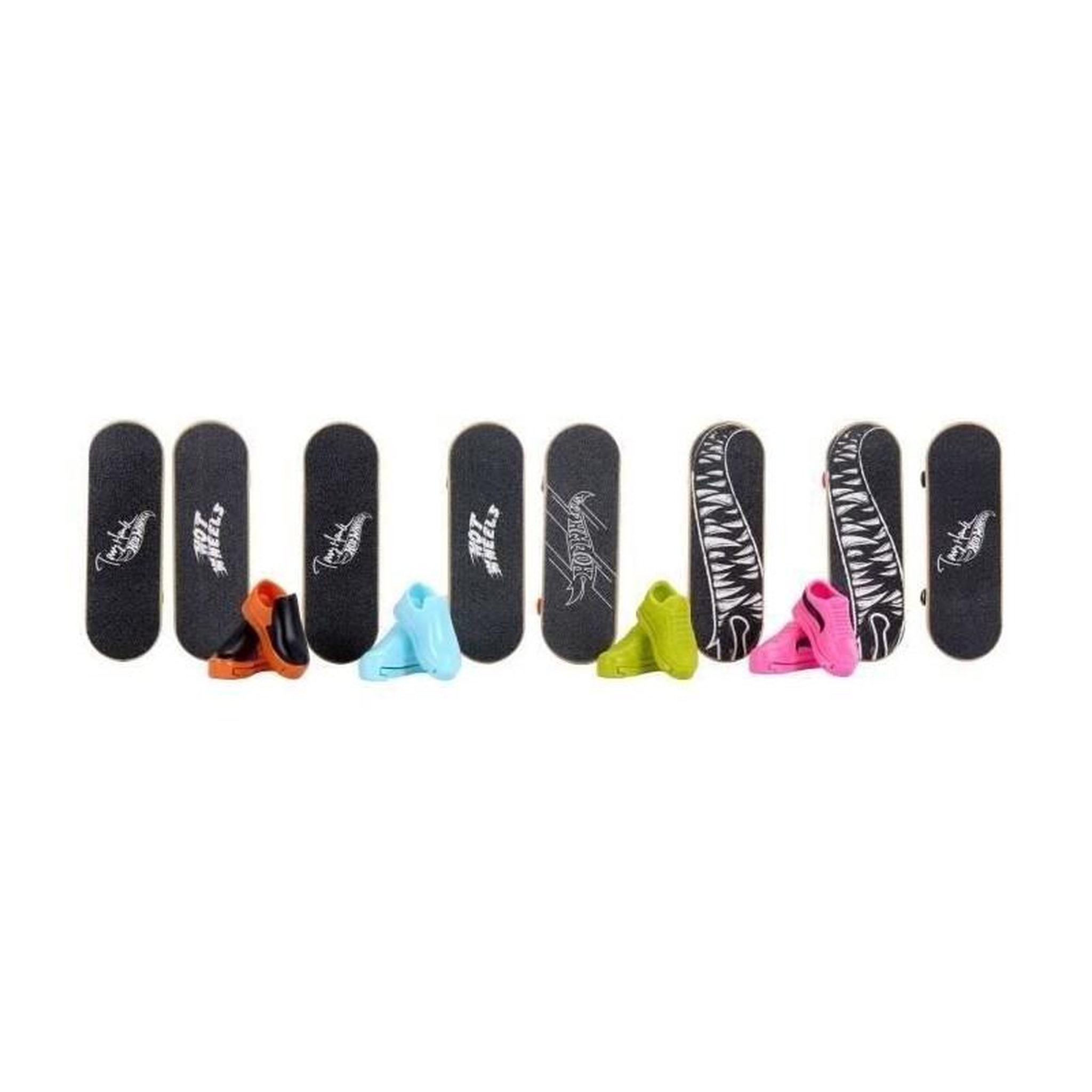 Voir la diapositive 4 : Hot Wheels Pack Fingerskate Tony Hawk - Coffret 8 planches - HOT WHEELS - Multicolore