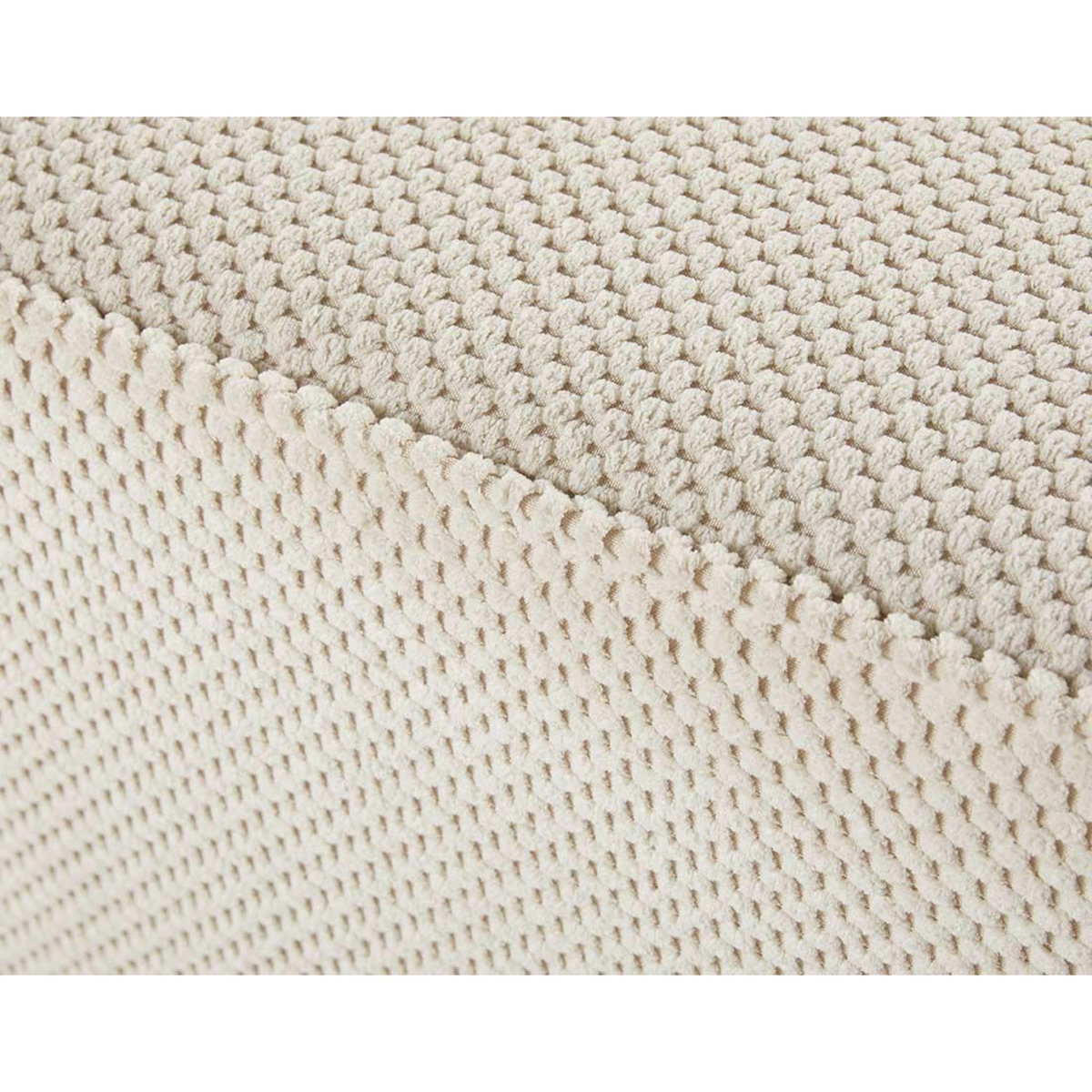 BEST MOBILIER Topaze - canapé droit 2 places - en velours texturé