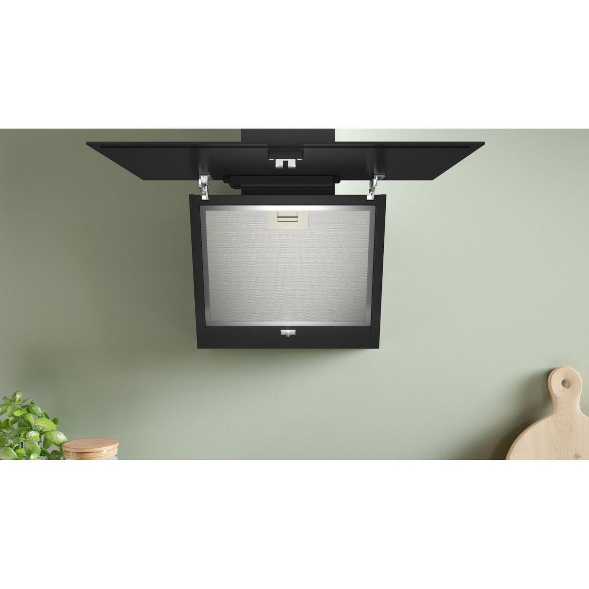 Voir la diapositive 5 : BOSCH Hotte décorative murale inclinée DWK65DK60