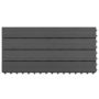 Voir la diapositive 3 : VIDAXL Carreaux de terrasse 6 pcs WPC 60x30 cm 1,08 m^2 Noir
