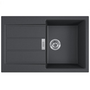 Voir la diapositive 1 : franke Evier à encastrer 50cm manuel carbone avec siphon - 842198