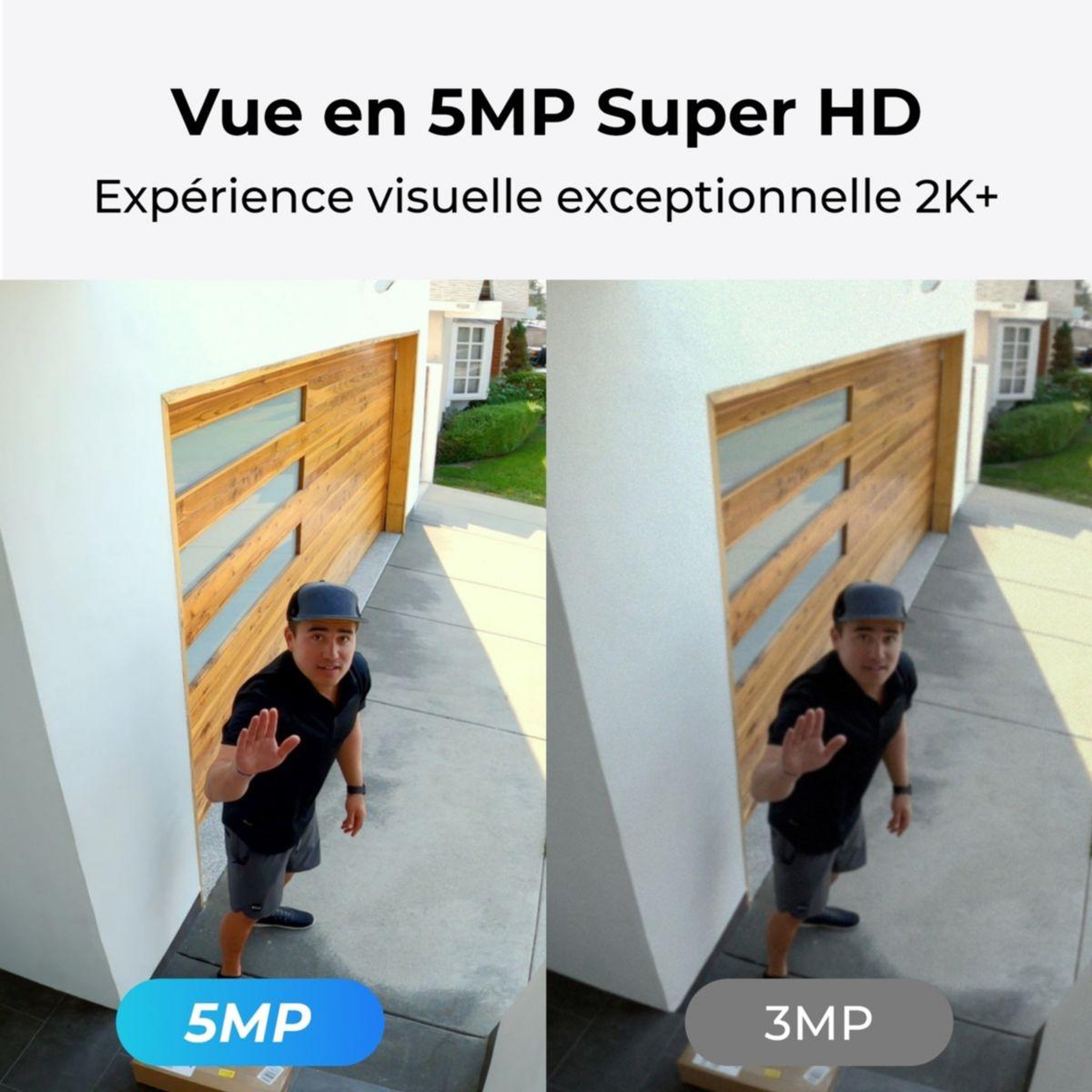 Voir la diapositive 2 : REOLINK Caméra de surveillance w320 blanche