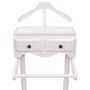 Voir la diapositive 3 : VIDAXL Portant à vêtements avec armoire Bois Blanc