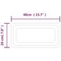 Voir la diapositive 5 : VIDAXL Miroir de salle de bain a LED 20x40 cm