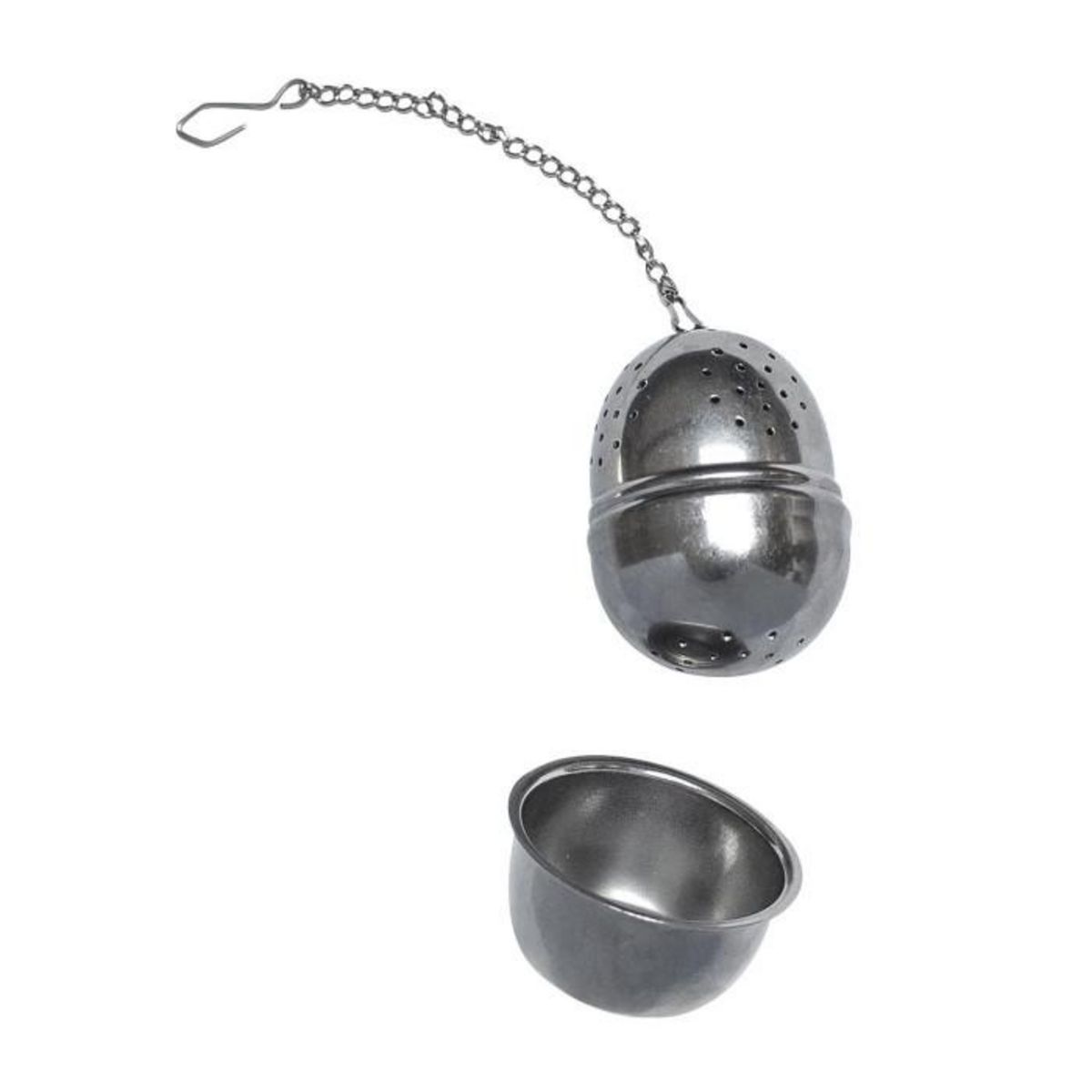 Paris Prix Boule à Thé & Support  Déborde  5cm Argent