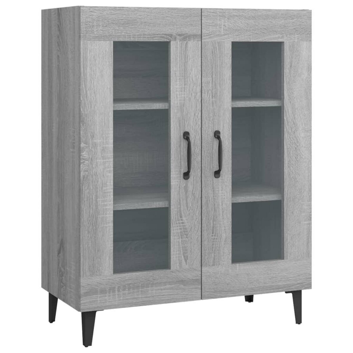VIDAXL Buffet sonoma gris 69,5x34x90 cm bois d'ingenierie