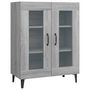 Voir la diapositive 2 : VIDAXL Buffet sonoma gris 69,5x34x90 cm bois d'ingenierie
