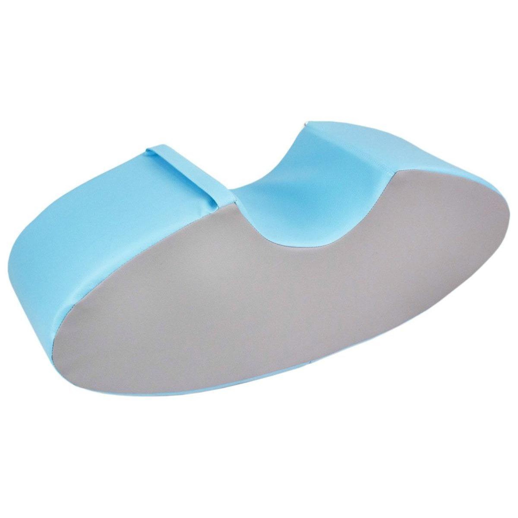 VELINDA Balancelle à bascule Bean Rocker — blanc, bleu clair, gris