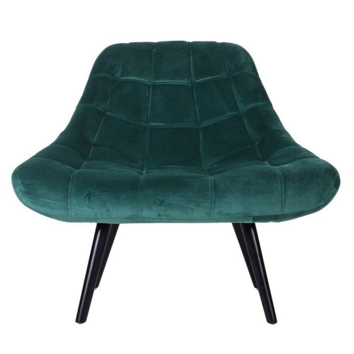 Paris Prix Lot de 2 Fauteuils en Velours  Johan  102cm Vert