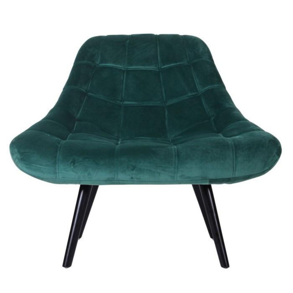 Paris Prix Lot de 2 Fauteuils en Velours  Johan  102cm Vert