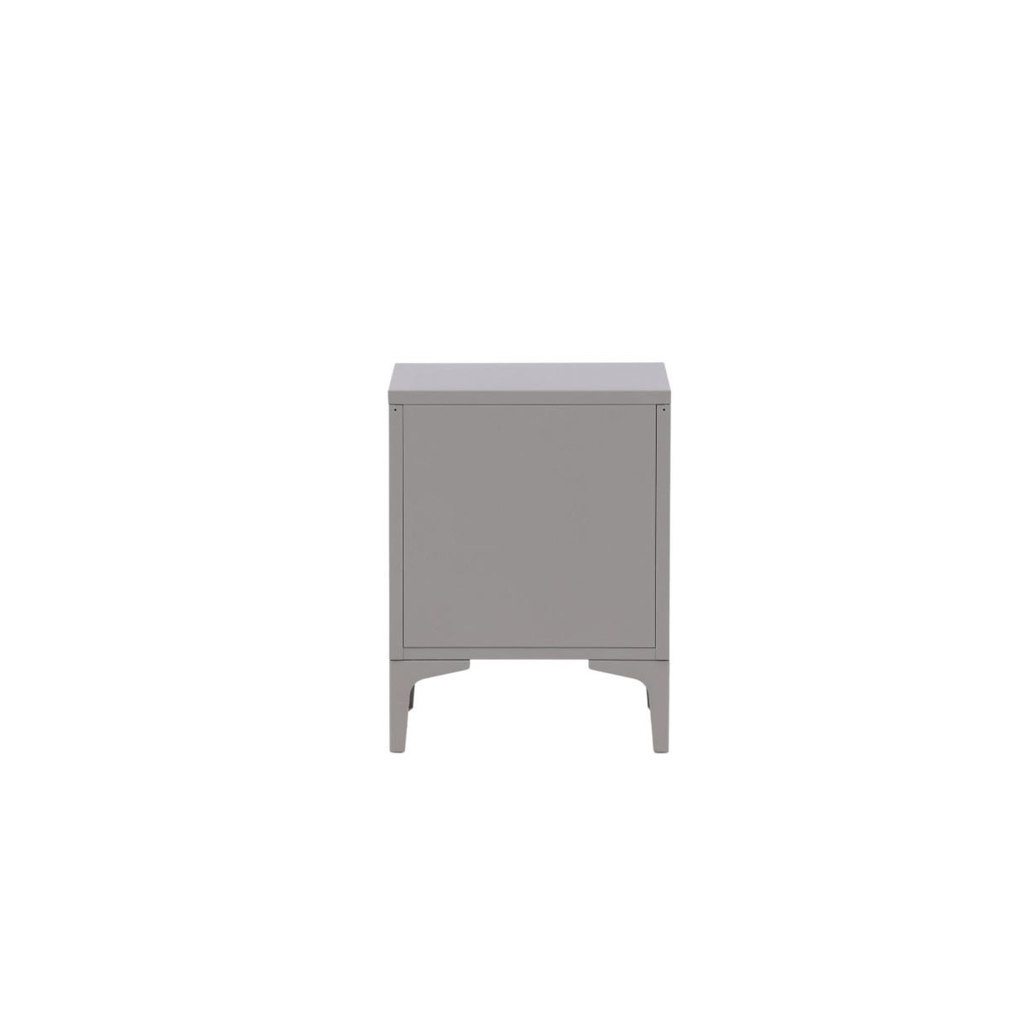Voir la diapositive 6 : Paris Prix Table de chevet 2 tiroirs  piring  59cm gris clair