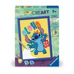 RAVENSBURGER CreArt Kids 18x24cm Stitch, Kit de peinture par numéros Numéro d'Art, Des 7 ans, 25844, Ravensburger