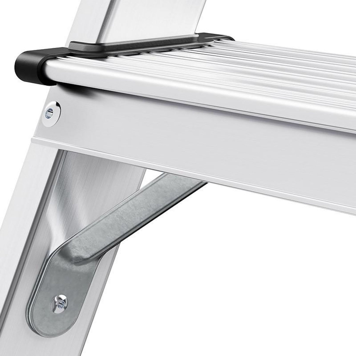 HAILO Marche pied double accès 2x2 marches pliant en aluminium Hailo D60