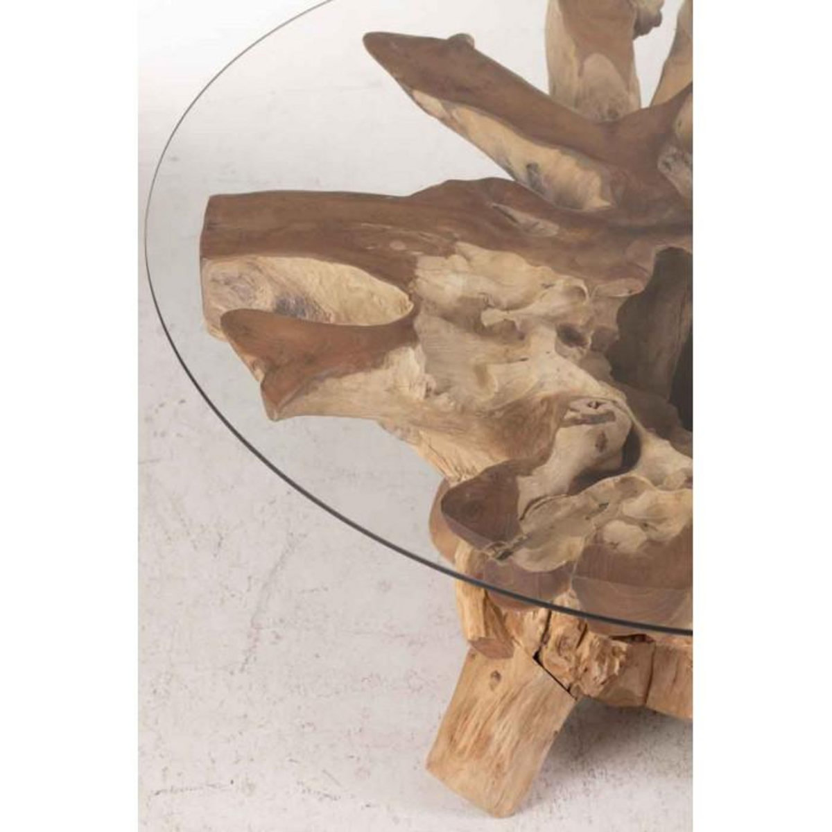 Paris Prix Table de Repas en Teck  Raoul  82cm Naturel