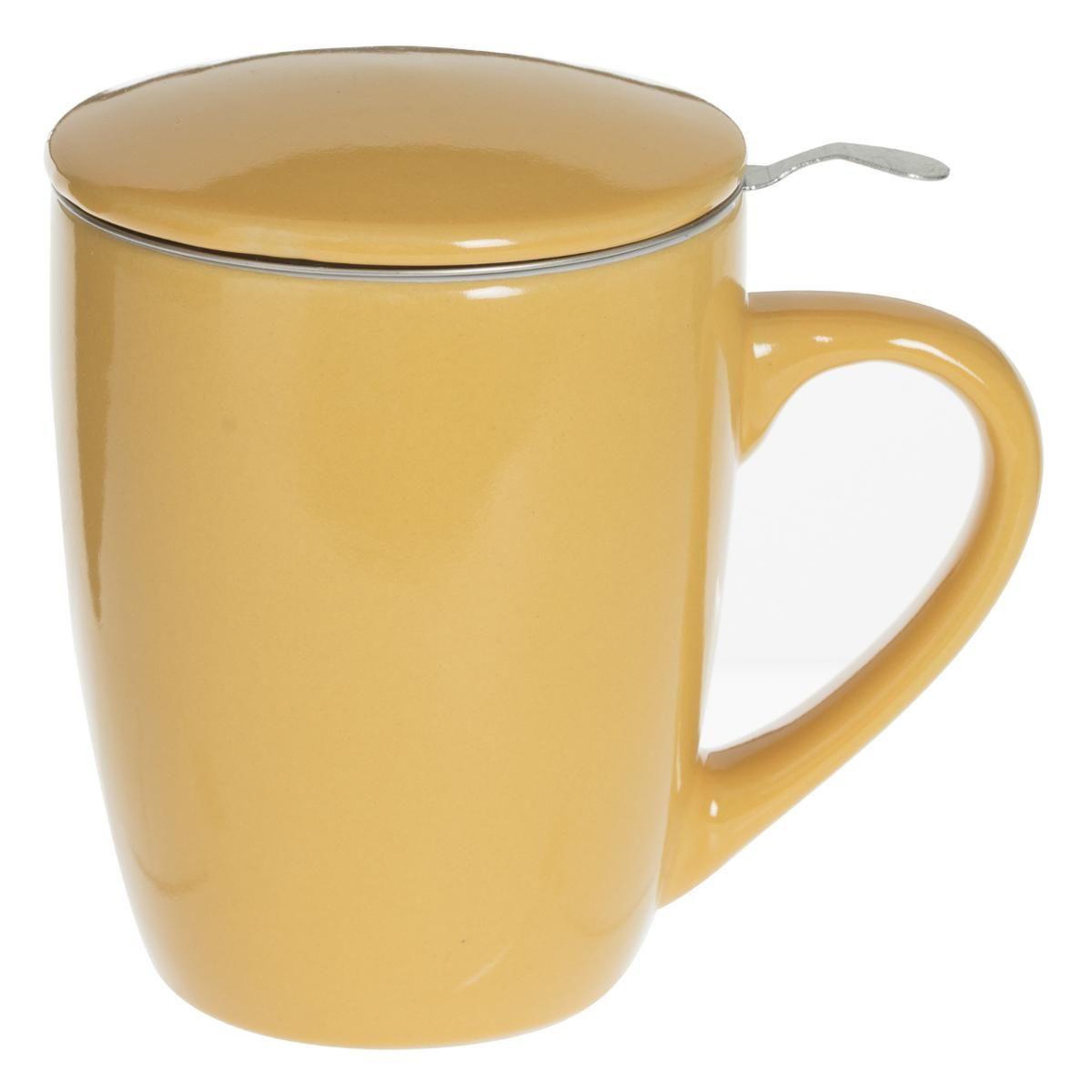 Voir la diapositive 1 : SECRET DE GOURMET Tisanière en Faïence  Colorama  32cl Jaune