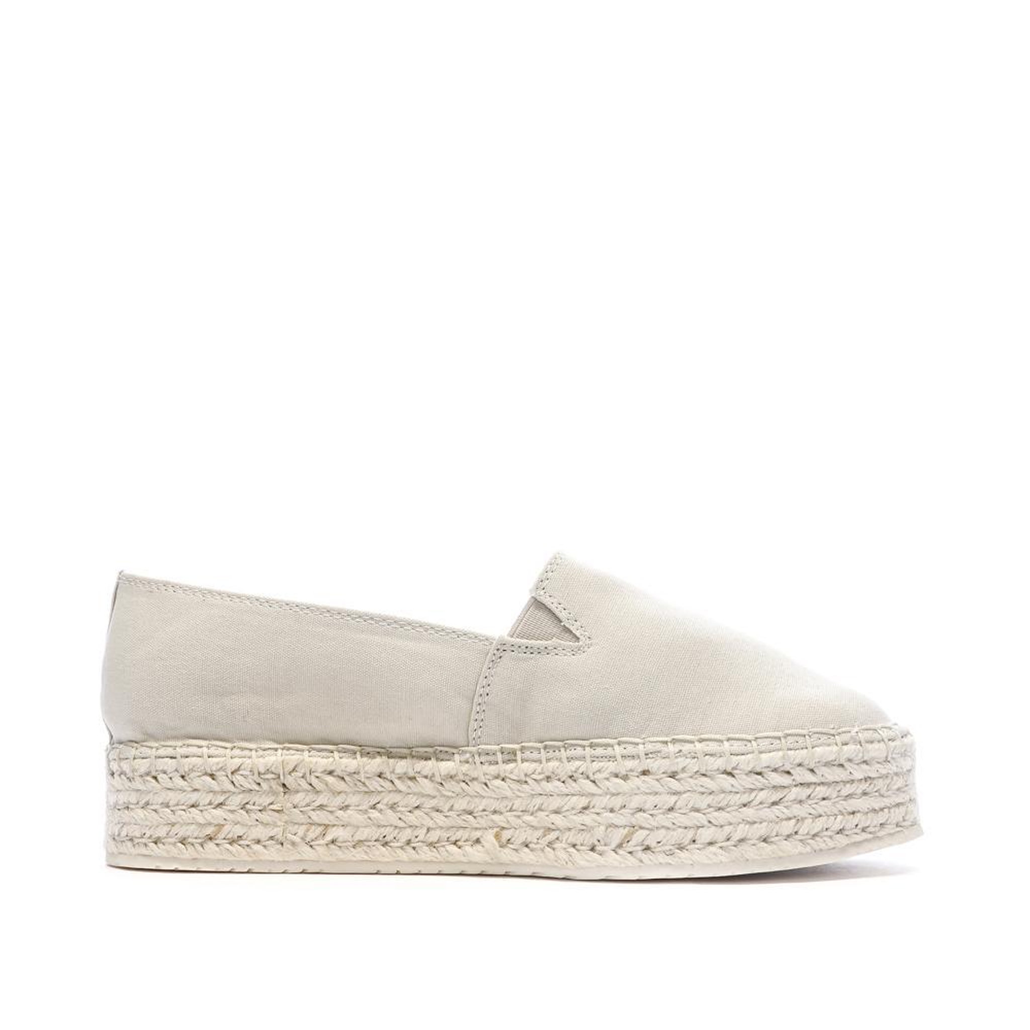 Voir la diapositive 2 : CALVIN KLEIN JEANS Espadrilles Ecru Femme Calvin Klein Jeans Flatform