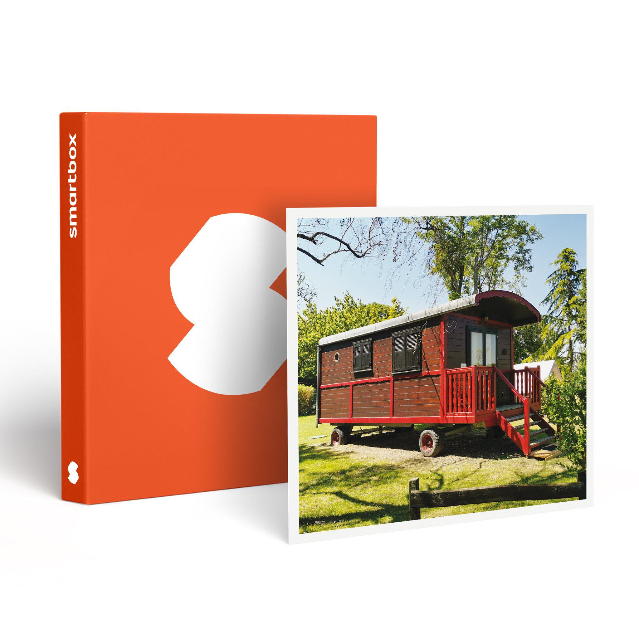 Smartbox Escapade insolite en famille : 3 jours en roulotte près d'orléans avec dîner - coffret cadeau séjour